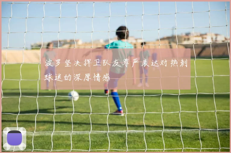 波罗坚决捍卫队友尊严表达对热刺球迷的深厚情感